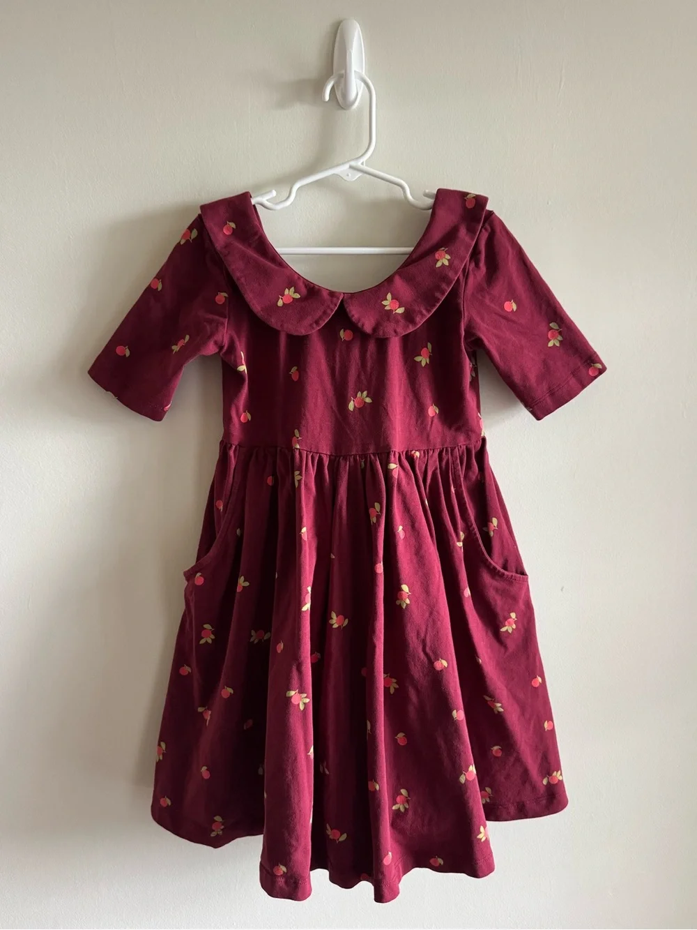 Hanna Andersson Collared Skater Dress with Pockets